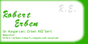 robert erben business card